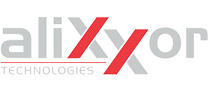 AliXor Technologies logo with red and gray design